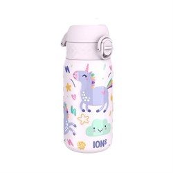 Ion8 - Paslanmaz Çelik Çocuk Suluk - Unicorn - 400 Ml - Sızdırmaz