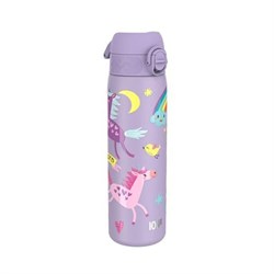 Ion8 - Paslanmaz Çelik İnce Suluk - Mor Unicorn - 600 Ml - Sızdırmaz