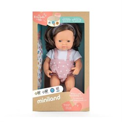 Kahverengi Saçlı Kız Bebek (38 cm)