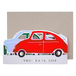 Klasik Araba Tebrik Kartı