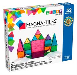 MAGNA-TILES® - Clear Color Set Manyetik Bloklar - 32 Parça