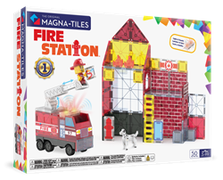 MAGNA-TILES® - Fire Station - 50 Parça