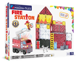MAGNA-TILES® - Fire Station Manyetik Bloklar - 50 Parça