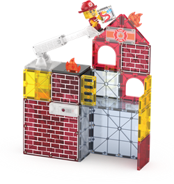 MAGNA-TILES® - Fire Station Manyetik Bloklar - 50 Parça
