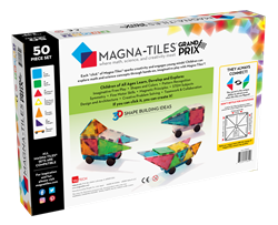 MAGNA-TILES® - Grand Prix Manyetik Bloklar - 50 Parça