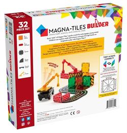 MAGNA-TILES® - İnşaat Manyetik Bloklar - 32 Parça