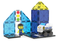 MAGNA-TILES® - Police Patrol - 20 Parça