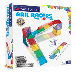MAGNA-TILES® - Rail Racers Manyetik Bloklar - 33 Parça