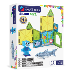 MAGNA-TILES® - Shark Dive Manyetik Bloklar - 13 Parça