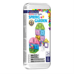 MAGNA-TILES® - Travel Set - Bahar Bahçe Seti Manyetik Bloklar - 24 Parça