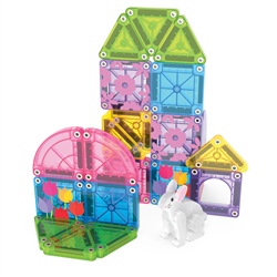 MAGNA-TILES® - Travel Set - Bahar Bahçe Seti Manyetik Bloklar - 24 Parça