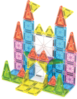 MAGNA-TILES® - Travel Set - Seyahat Seti Manyetik Bloklar - 55 Parça
