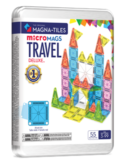 MAGNA-TILES® - Travel Set - Seyahat Seti Manyetik Bloklar - 55 Parça