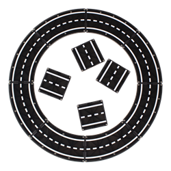 MAGNA-TILES® - XTRA Roads Manyetik Bloklar - 12 Parça