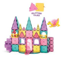 MAGNA-TILES® - Castle DLX + microMAGS - Prenses Şatosu - 48 Parça