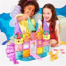 MAGNA-TILES® - Castle DLX + microMAGS - Prenses Şatosu - 48 Parça