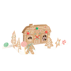 Meri Meri - 3D Tebrik Kartı - Gingerbread