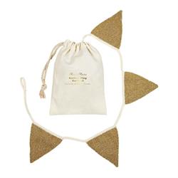 Meri Meri - Altın Bayraklar Asılan Süs