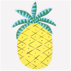 Meri Meri - Ananas Tabaklar - 8 Adet