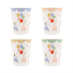 Meri Meri - Animal Friends Bardaklar - 8 Adet