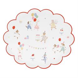 Meri Meri - Animal Friends Tabak- L - 8 Adet