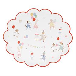 Meri Meri - Animal Friends Tabak- L - 8 Adet