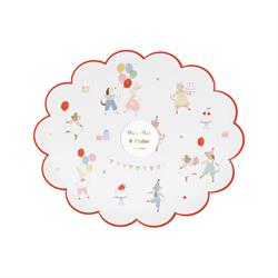 Meri Meri - Animal Friends Tabak- S - 8 Adet