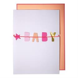 Meri Meri - Baby Baby Card - Baby Baby Tebrik Kartı