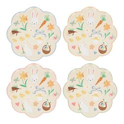 Meri Meri - Bahar Desenli Tabaklar (M) (8Li)