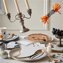 Meri Meri - Bakır Balkabağı Tabaklar - 8 Adet