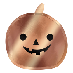 Meri Meri - Bakır Balkabağı Tabaklar - 8 Adet