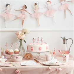 Meri Meri - Ballerina Cupcake Kit - Balerin Cupcake Seti - 24Lü