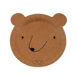 Meri Meri - Bear Plates - Ayı Tabak - S