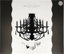 Meri Meri - Black Paper Chandelier - Siyah Avize