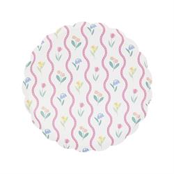 Meri Meri - Bloomsbury Çiçek Desenli Tabaklar - M - 8 Adet