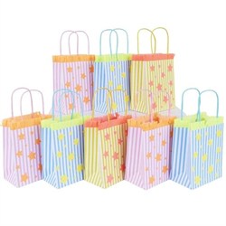 Meri Meri - Bright Star Party Bags - Parlak Yıldız Parti Çantaları - 8 Adet