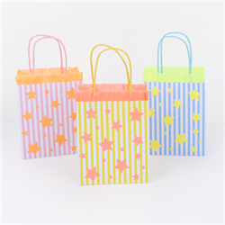 Meri Meri - Bright Star Party Bags - Parlak Yıldız Parti Çantaları - 8 Adet