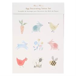 Meri Meri - Bunny Egg Decorating Tattoo Kit - Yumurta Süsleme Kiti