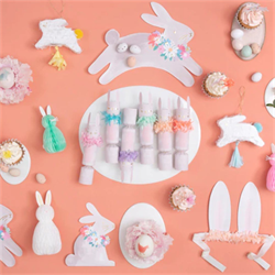 Meri Meri - Bunny Pinata Favours - Tavşan Mini Pinyata Favor - 3Lü