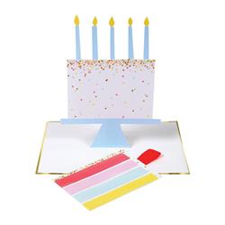 Meri Meri - Cake Slice Card - Kek Dilimi Tebrik Kartı