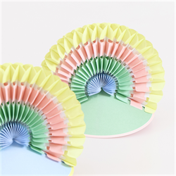 Meri Meri - Charm Party Rainbow Party Hats - Charm Parti Gökkuşağı Parti Şapkaları - 6 Adet