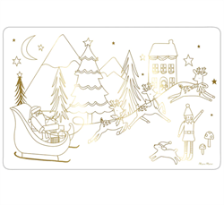 Meri Meri - Christmas Colouring Placemats - Yeni Yıl Boyamalı Amerikan Servisi - 8Li