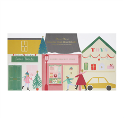 Meri Meri - Christmas Street Concertina Advent Calendar - Yeni Yıl Sokağı Advent Calendar