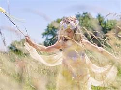 Meri Meri - Çiçekli Peri Elbise 3-4 Yaş