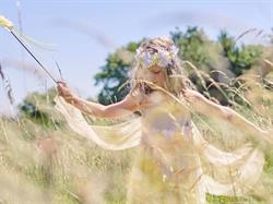 Meri Meri - Çiçekli Peri Elbise 3-4 Yaş