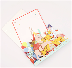 Meri Meri - Circus Concertina Card - Sirk Tebrik Kartı