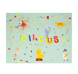 Meri Meri - Circus Garland - Sirk Asılan Süs