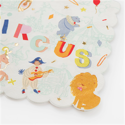 Meri Meri - Circus Large Napkins - Sirk Peçeteler (L) (X16)
