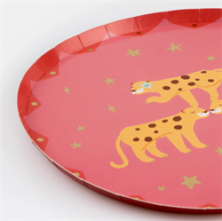 Meri Meri - Circus Side Plates - Sirk Tabaklar (M) (x8)