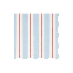 Meri Meri - Çizgili Peçeteler - L - 16 Adet